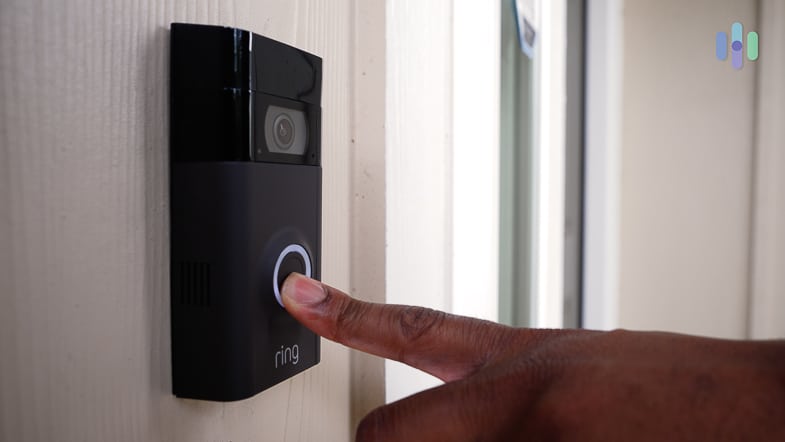 Ring Doorbell press Ring Doorbell