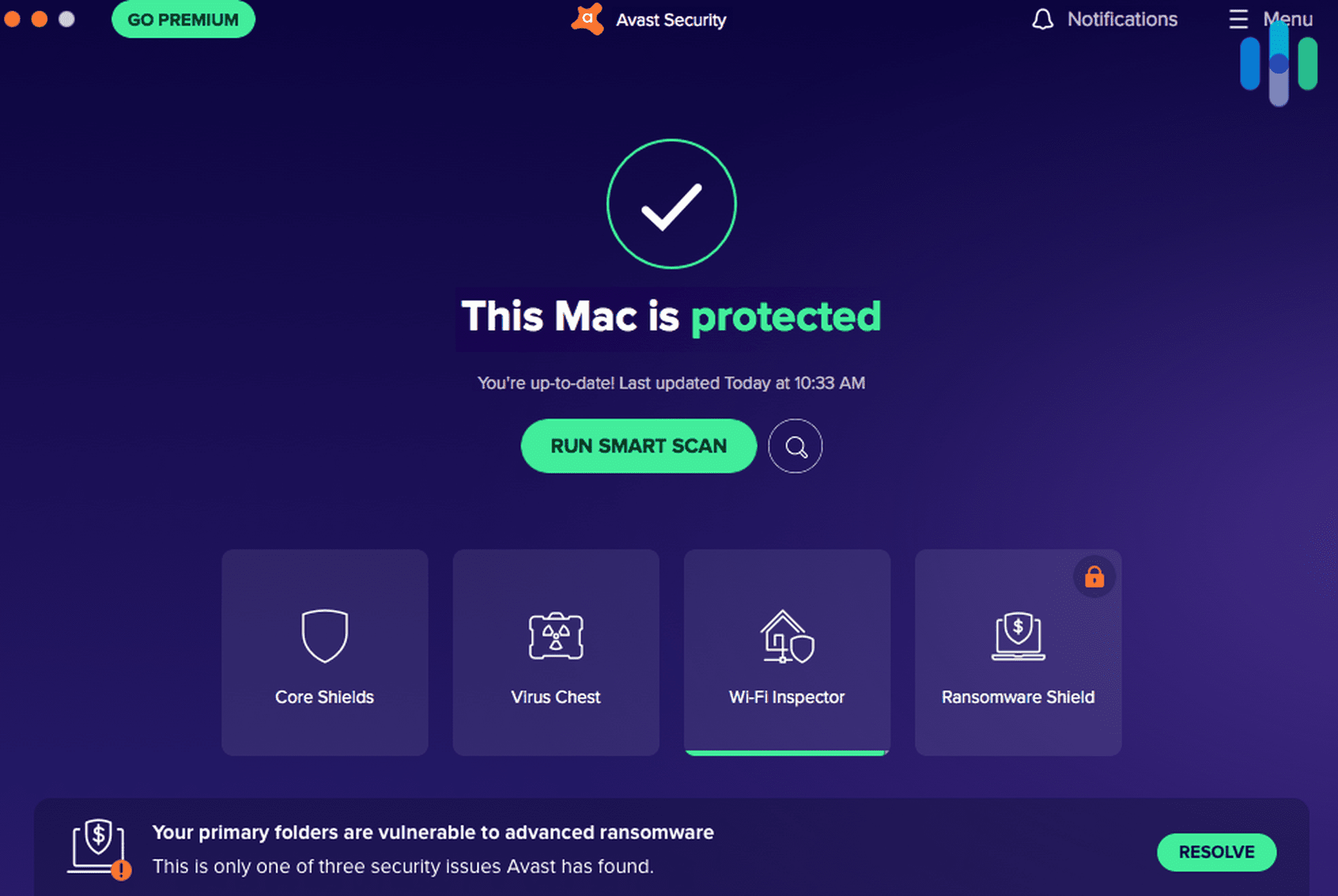 Avast Antivirus - Mac is Protected Avast Antivirus - Mac is Protected