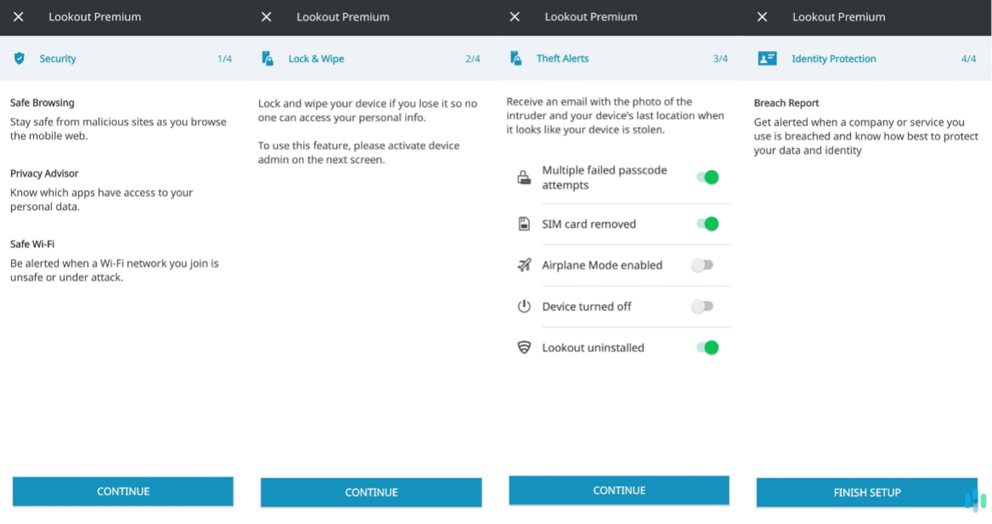 Lookout Premium Protection Features Lookout Premium Protection Features