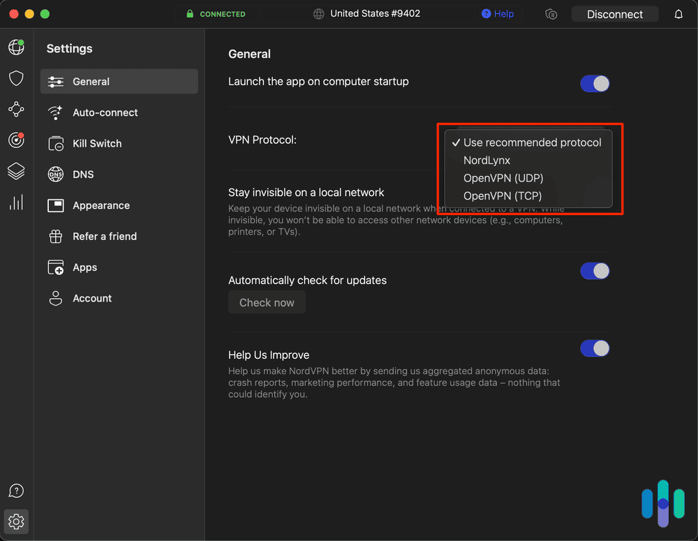 NordVPN's different protocols and encryption methods NordVPN's different protocols and encryption methods
